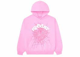 Pink & White Sp5der Hoodie — Flashy Style, Comfortable Fit