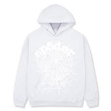 White Sp5der Hoodie — Clean Look, Bold Energy