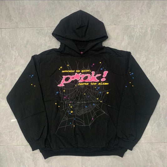 Spydur hoodie black and pink medium