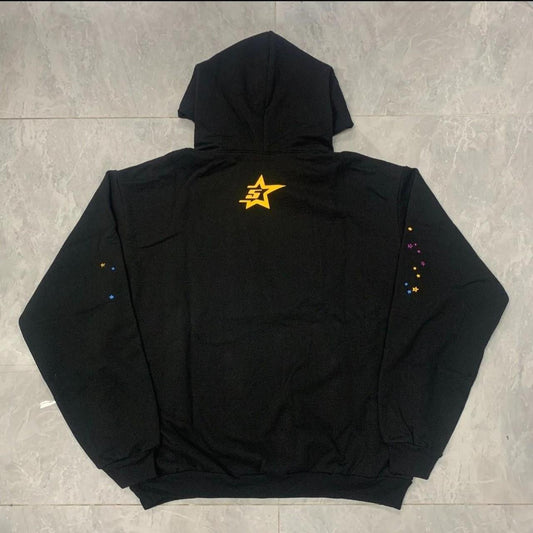 Spydur hoodie black and pink medium